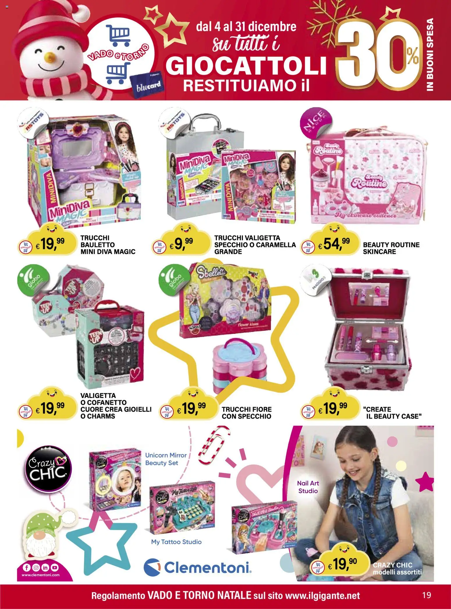 Volantino Il Gigante del 04.12.2025 | Pagina: 19 | Prodotti: Valigetta, Specchio