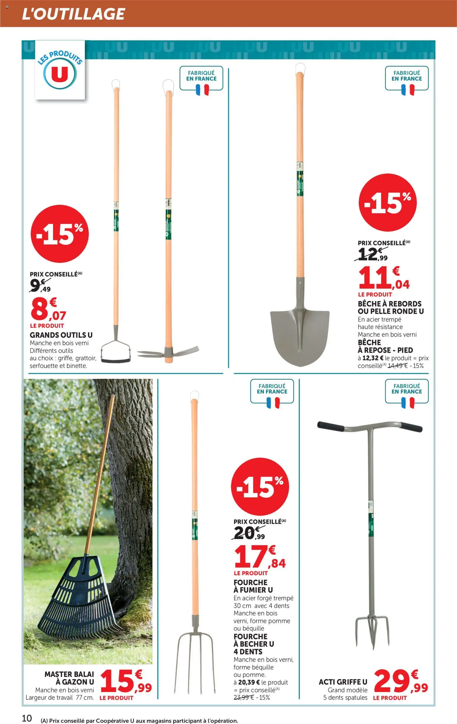 {H1} | Page: 10 | Produits: Pomme, Gazon, Balai