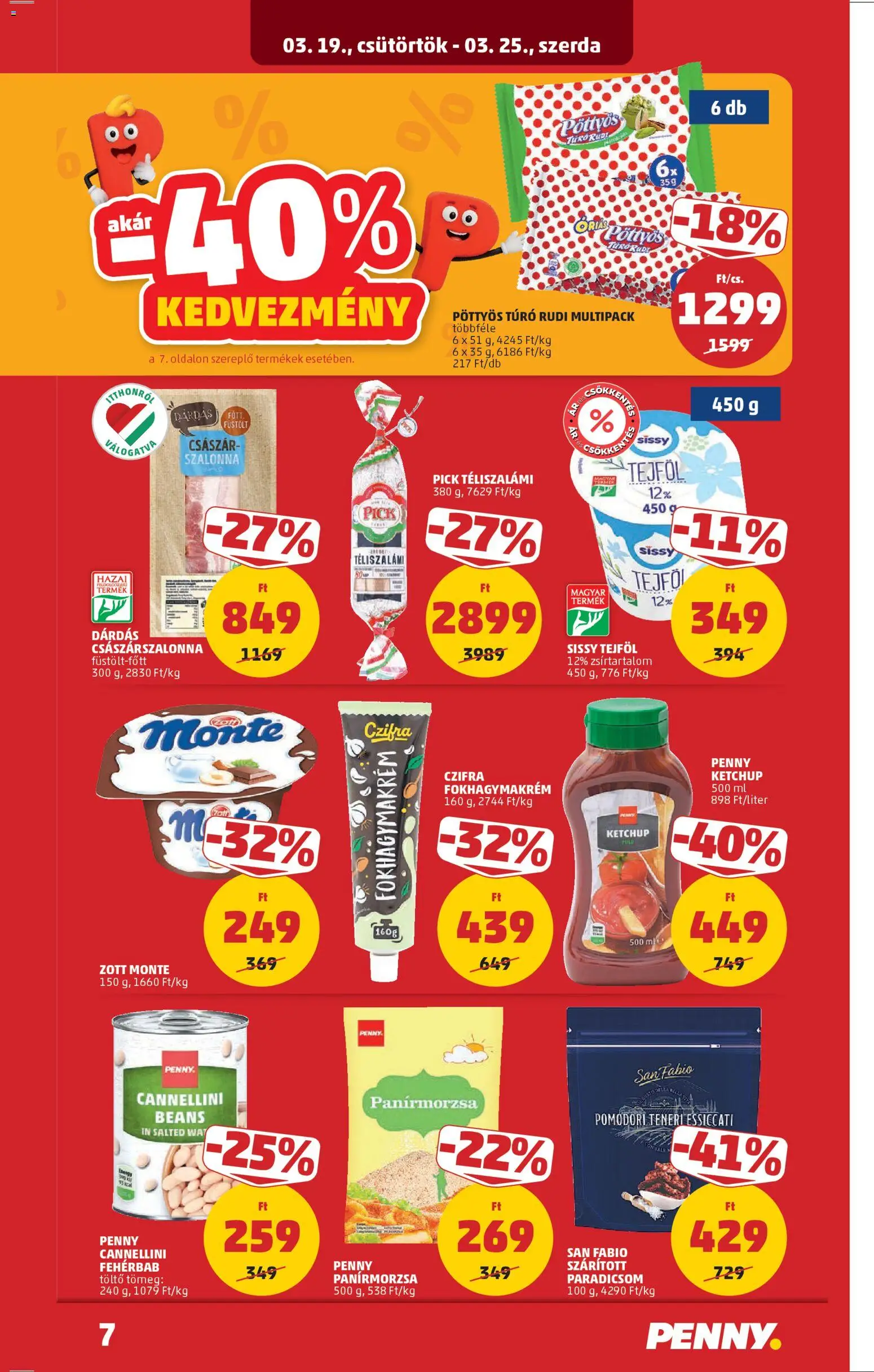 PENNY akciós ujság - amely érvényes a következő dátumtól: 19.03.2026 | Oldal: 9