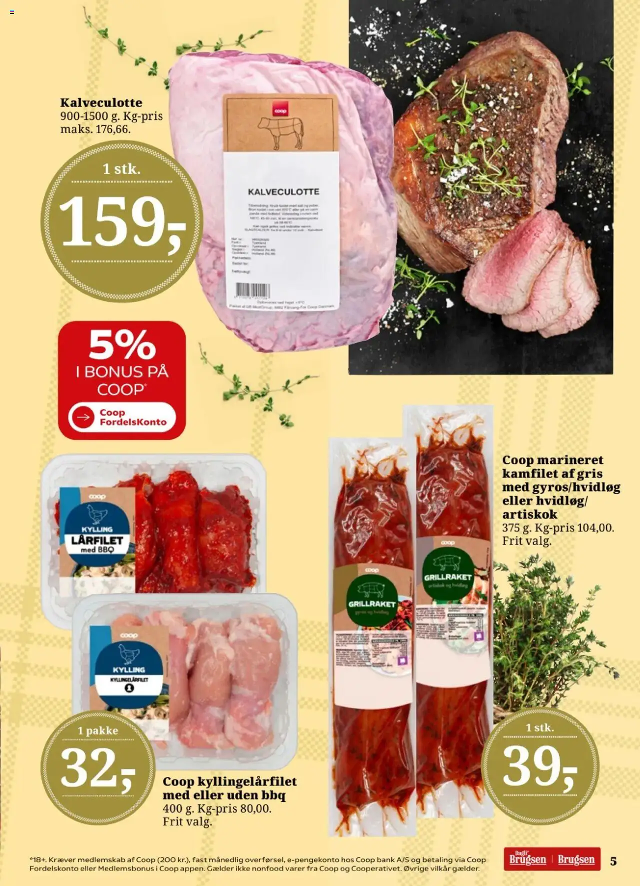 Dagli'Brugsen Tilbudsavis gyldig fra 15.08.2025 | Side: 5 | Produkter: Hvidløg, Artiskok