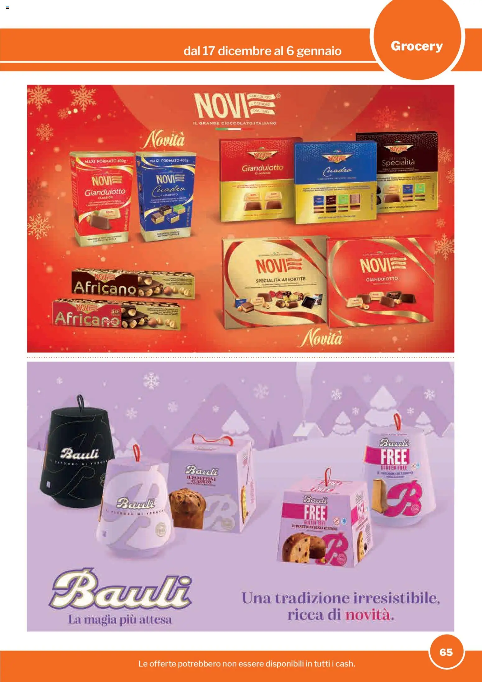 Volantino Sogegross del 17.12.2025 | Pagina: 65 | Prodotti: Cioccolato