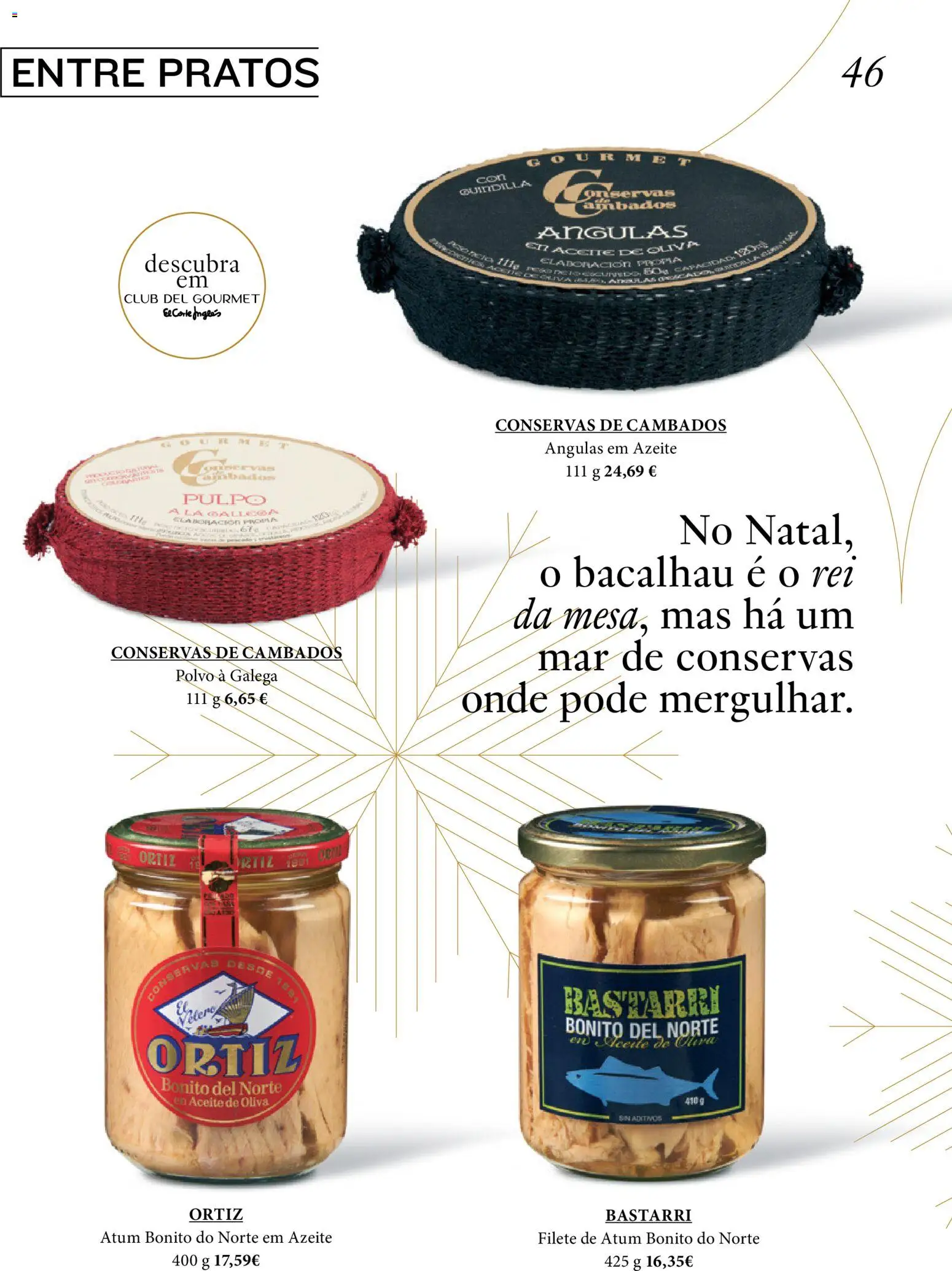 El Corte Ingles folheto │ válido de 26.11.2025 | Página: 46 | Produtos: Azeite, Bacalhau, Pratos, Polvo
