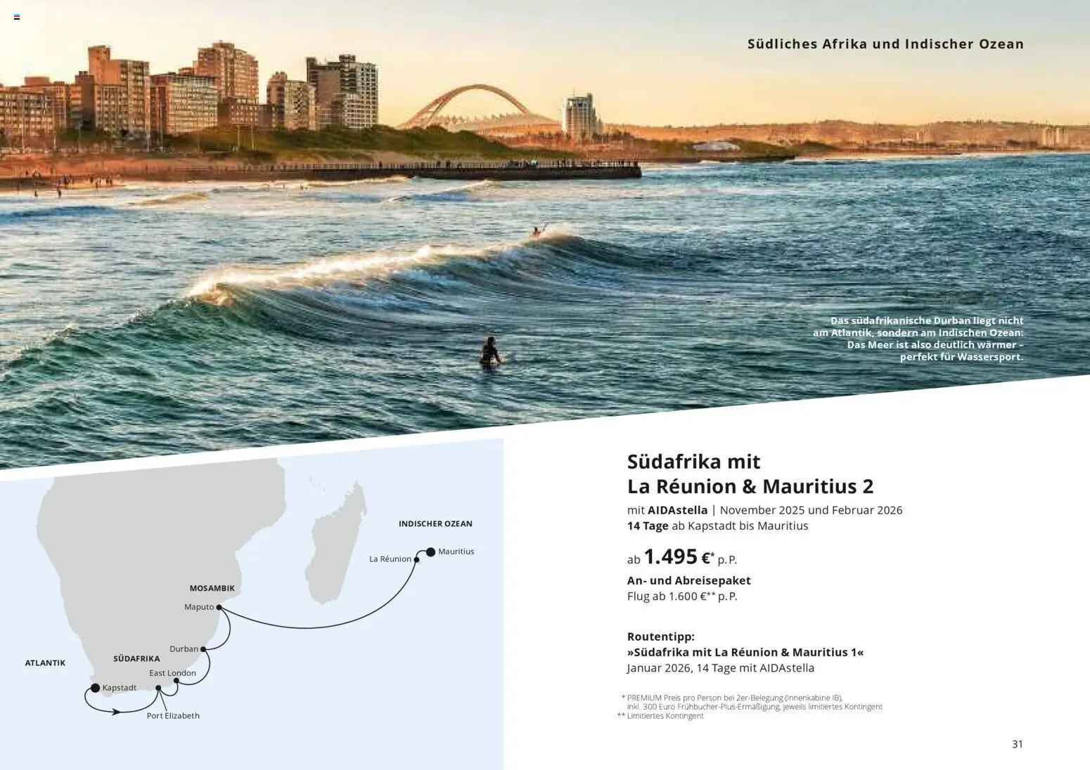 Aida Fernreisen Winter – gültig ab 01.10.2025 | Seite: 31