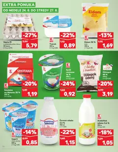 Vajcia M, Vajcia M z podstielkového chovu 30 kusov │ platný od 21.08.2025 | Strana: 74