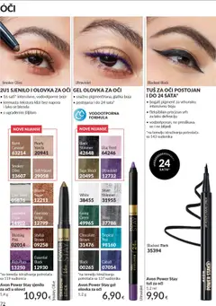 Avon katalog | vrijedi od 31.08.2025 | Stranica: 72 | Proizvodi: Tuš, Tuš za oči, Olovka za oči
