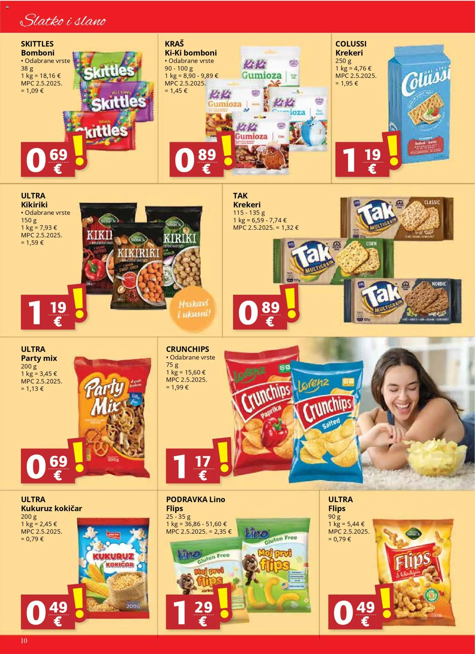 Ultra Gros katalog | vrijedi od 02.01.2026 | Stranica: 10 | Proizvodi: Podravka, Bomboni, Paprika, Kikiriki