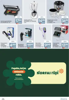 NORFA leidinys galioja nuo 19.02.2026 | Puslapis: 26 | Prekių: Plaktuvas, Puodas, Grilis, Termometras