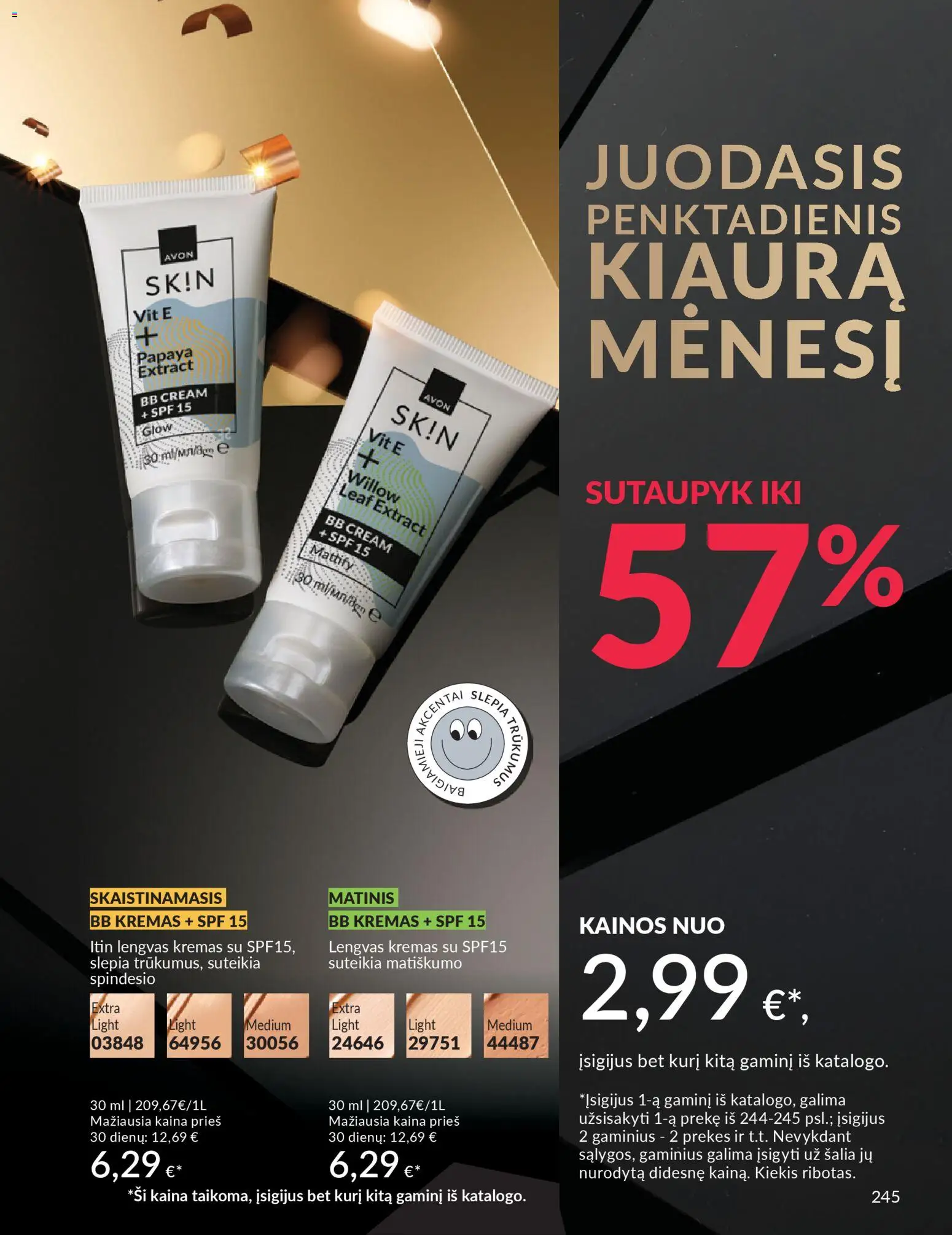 AVON akcijos nuo 01.11.2025 | Puslapis: 245 | Prekių: BB kremas, Kremas
