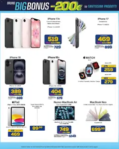 Anteprima del volantino BRUNO volantino valido a partire dal 09.04.2026 | Pagina: 13 | Prodotti: Macbook air, Iphone, Ipad, Macbook