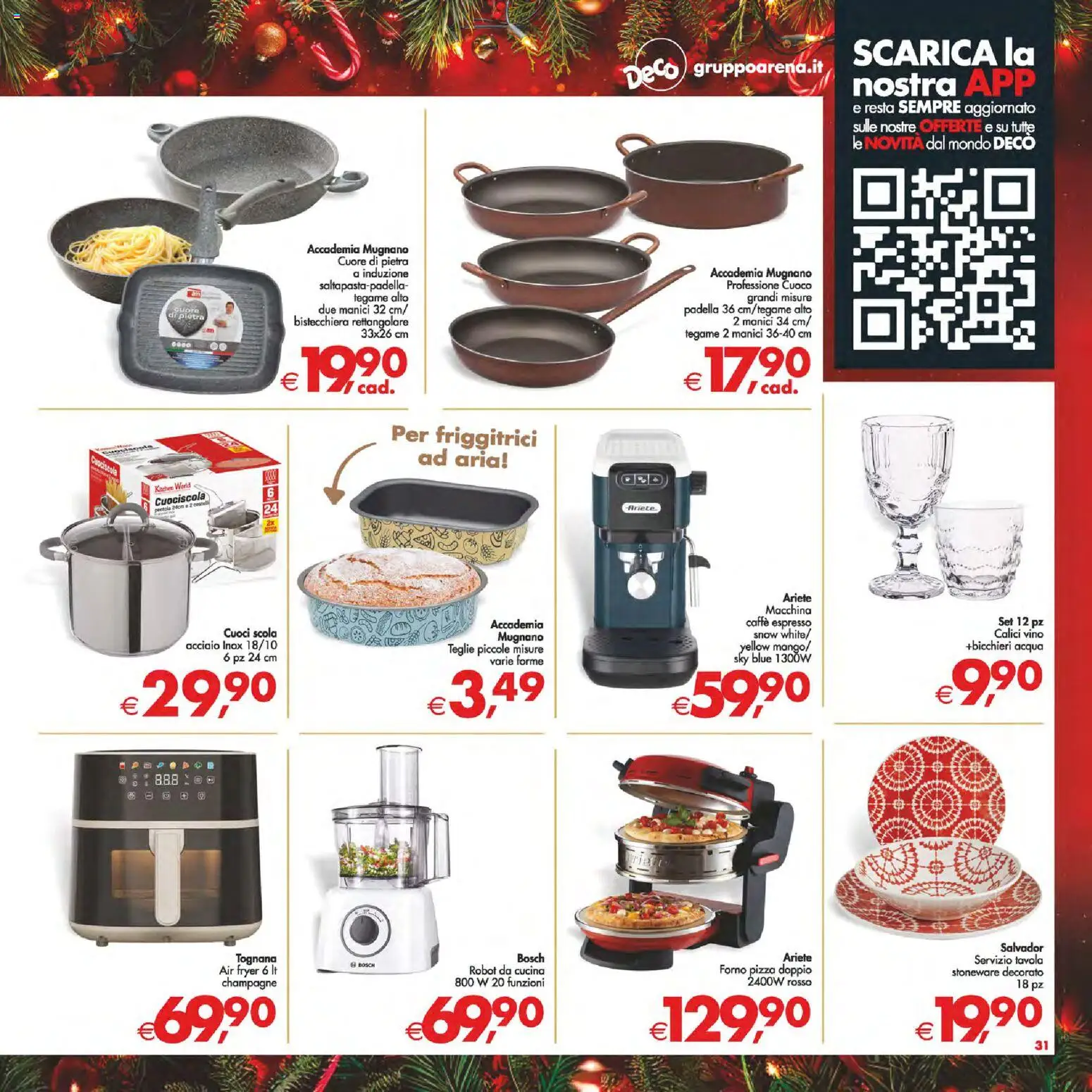 Volantino Decò del 16.12.2025 | Pagina: 31 | Prodotti: Caffè, Acqua, Vino, Robot