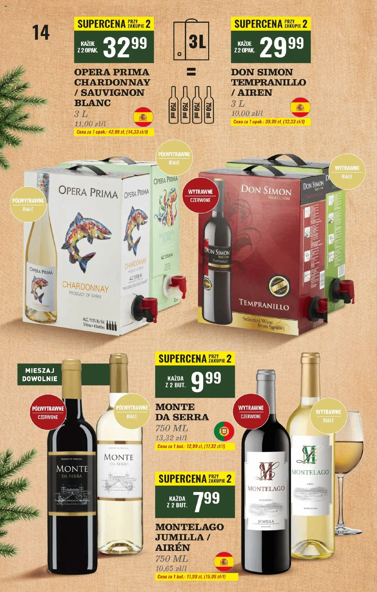 Biedronka gazetka - Czas na toast od 17.11.2025 | Strona: 14 | Produkty: Chardonnay