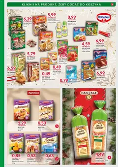 Pogląd oferty "Eurocash Gazetka - Boże Narodzenia Kulinarka" - ważna od 10.11.2025 | Strona: 5 | Produkty: Chleb tostowy, Soda oczyszczona, Kopiec Kreta, Kwasek cytrynowy