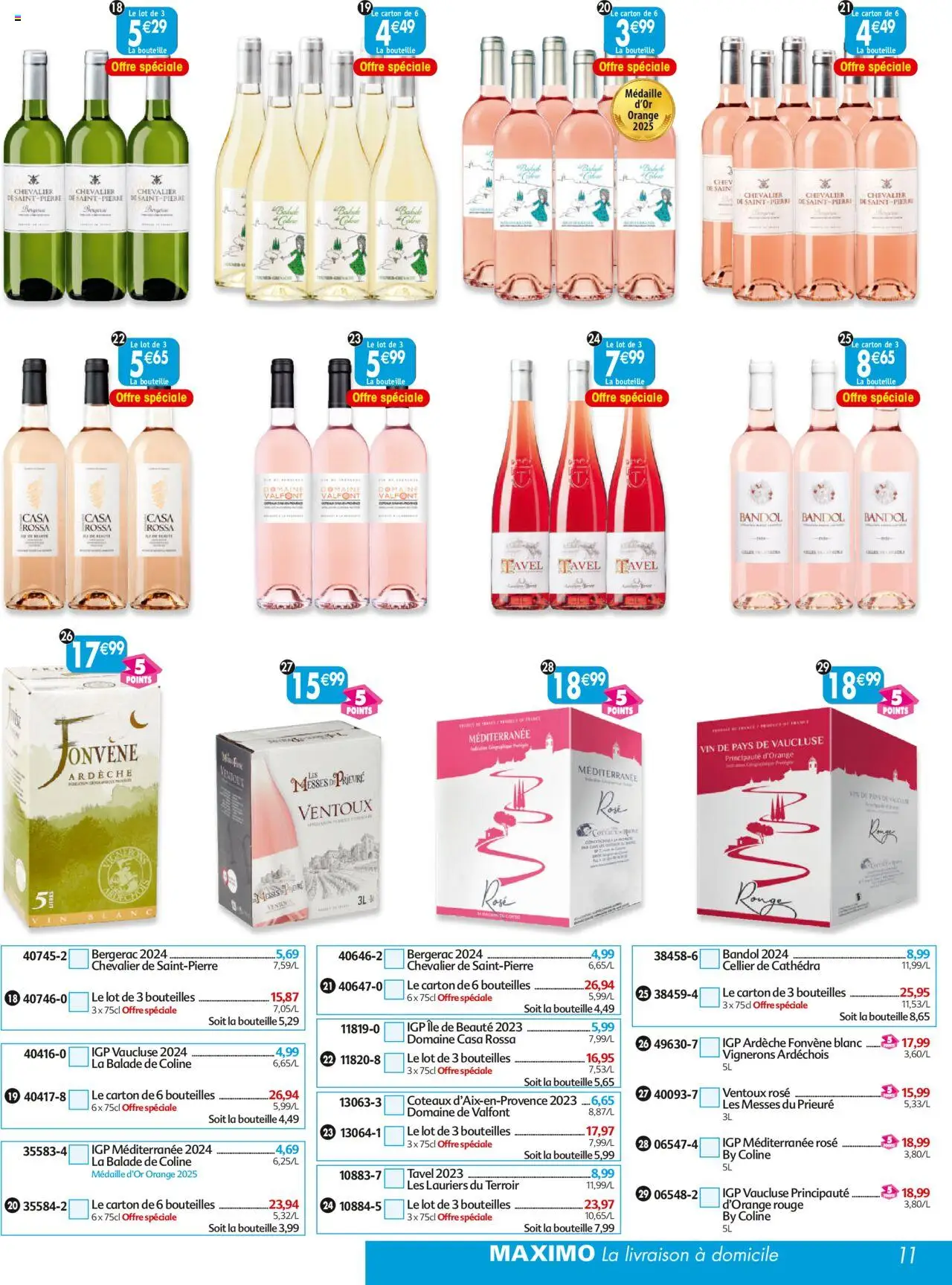  | Page: 11 | Produits: Orange, Vin