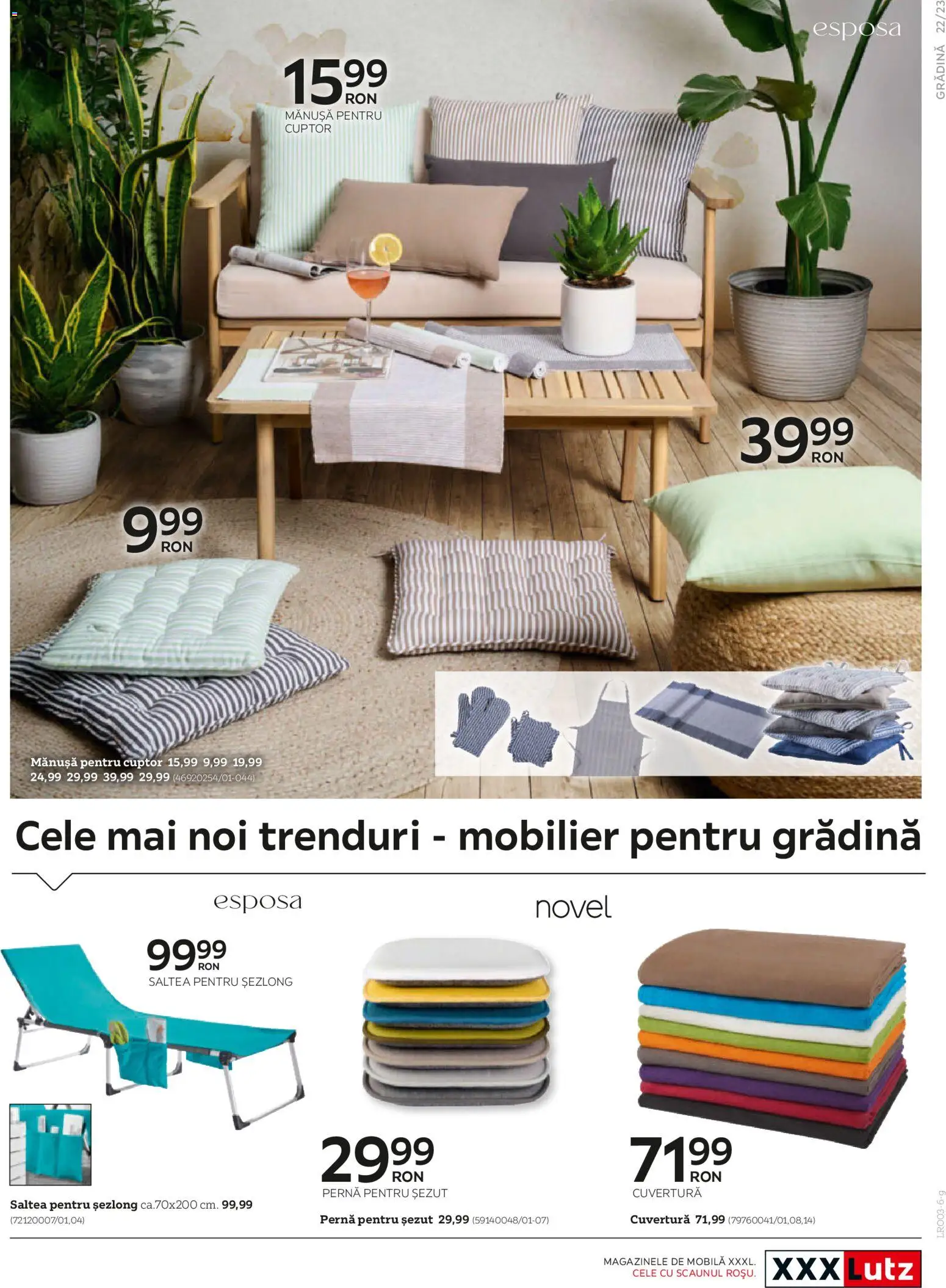 Noul catalog XXXLutz – valabil de la 09.03.2026 | Pagină: 23 | Produse: Cuptor, Cuvertură, Saltea, Pernă