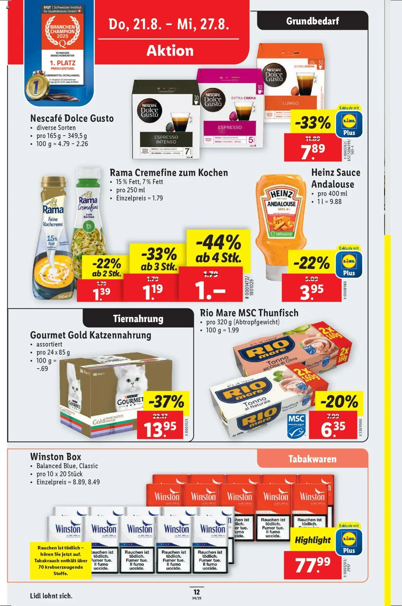 Lidl Aktionen ab 21.08.2025 | Seite: 14 | Produkte: Box