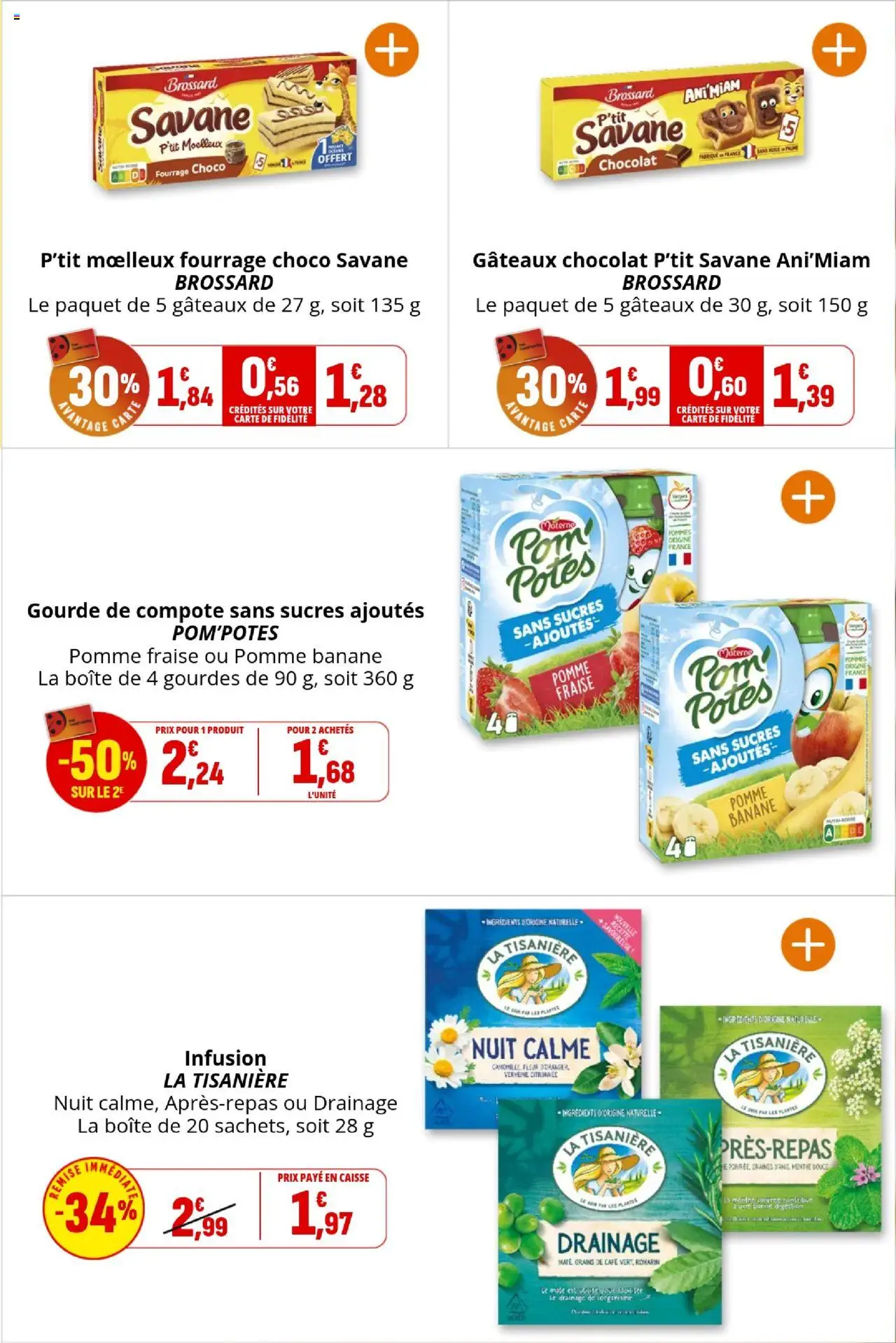  | Page: 24 | Produits: Pomme, Pom'potes, Infusion, Café