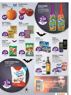 V-Markt - Hallertau / Oberpfalz ab 23.10.2025 gültig | Seite: 13 | Produkte: Haribo, Äpfel, Monster, Vodka
