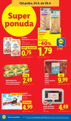 BELBAKE Brašno glatko ili oštro XXL, 1.2 kg, Tip 550 ili Tip 400 - Pregled kataloga iz trgovine Lidl, vrijedi od 20.04.2026 | Stranica: 58