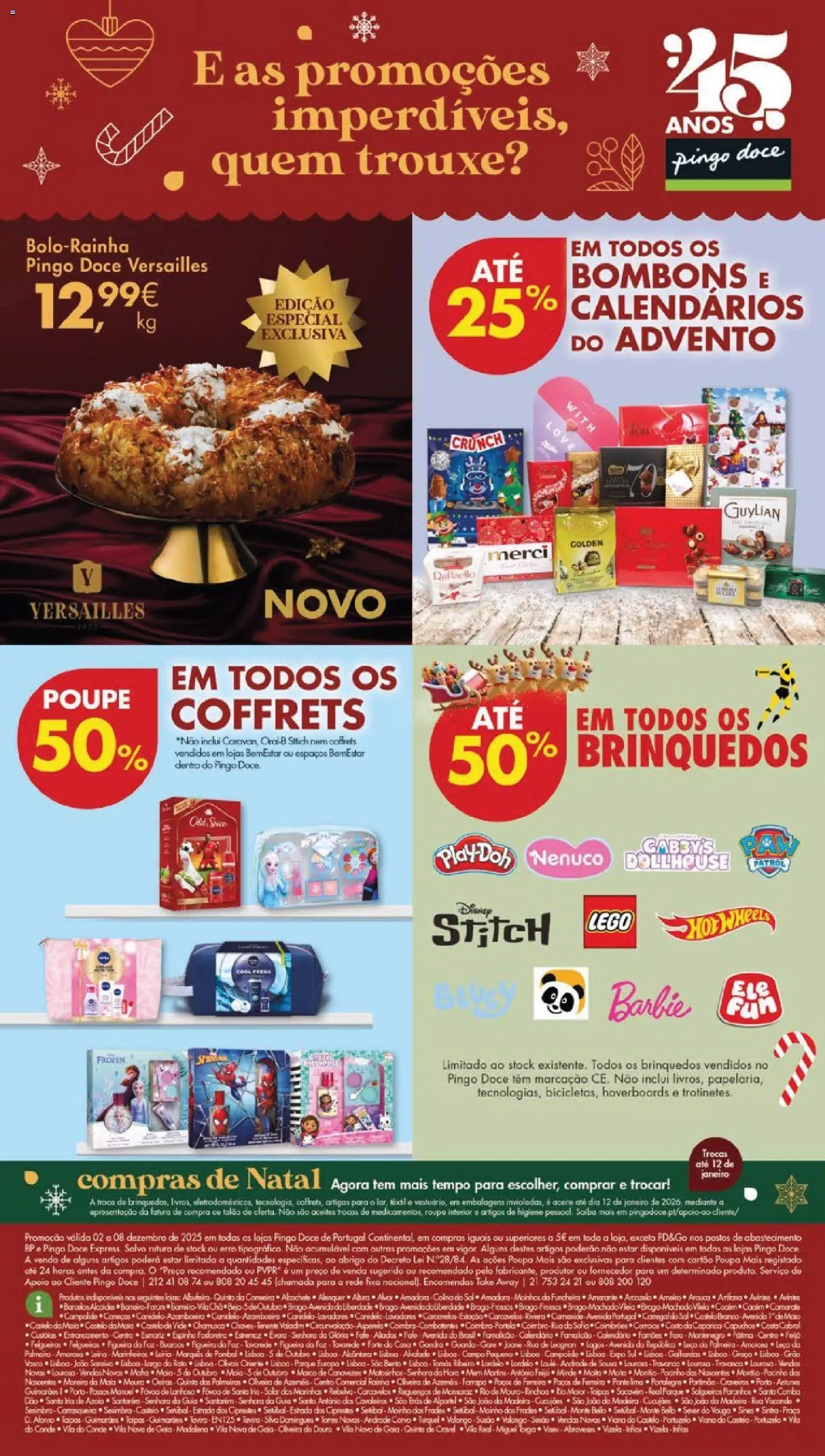 Pingo Doce folheto │ válido de 02.12.2025 | Página: 45 | Produtos: Roupa interior, Sal, Chocolate, Chá