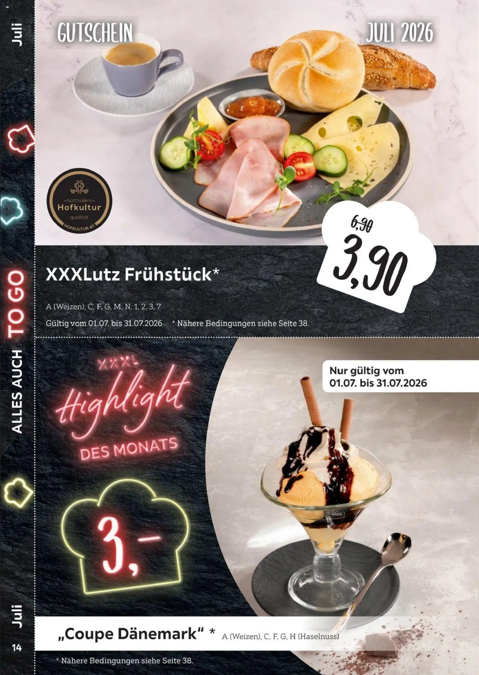 XXXL Lutz Restaurantgutscheine – gültig ab 01.02.2026 | Seite: 14