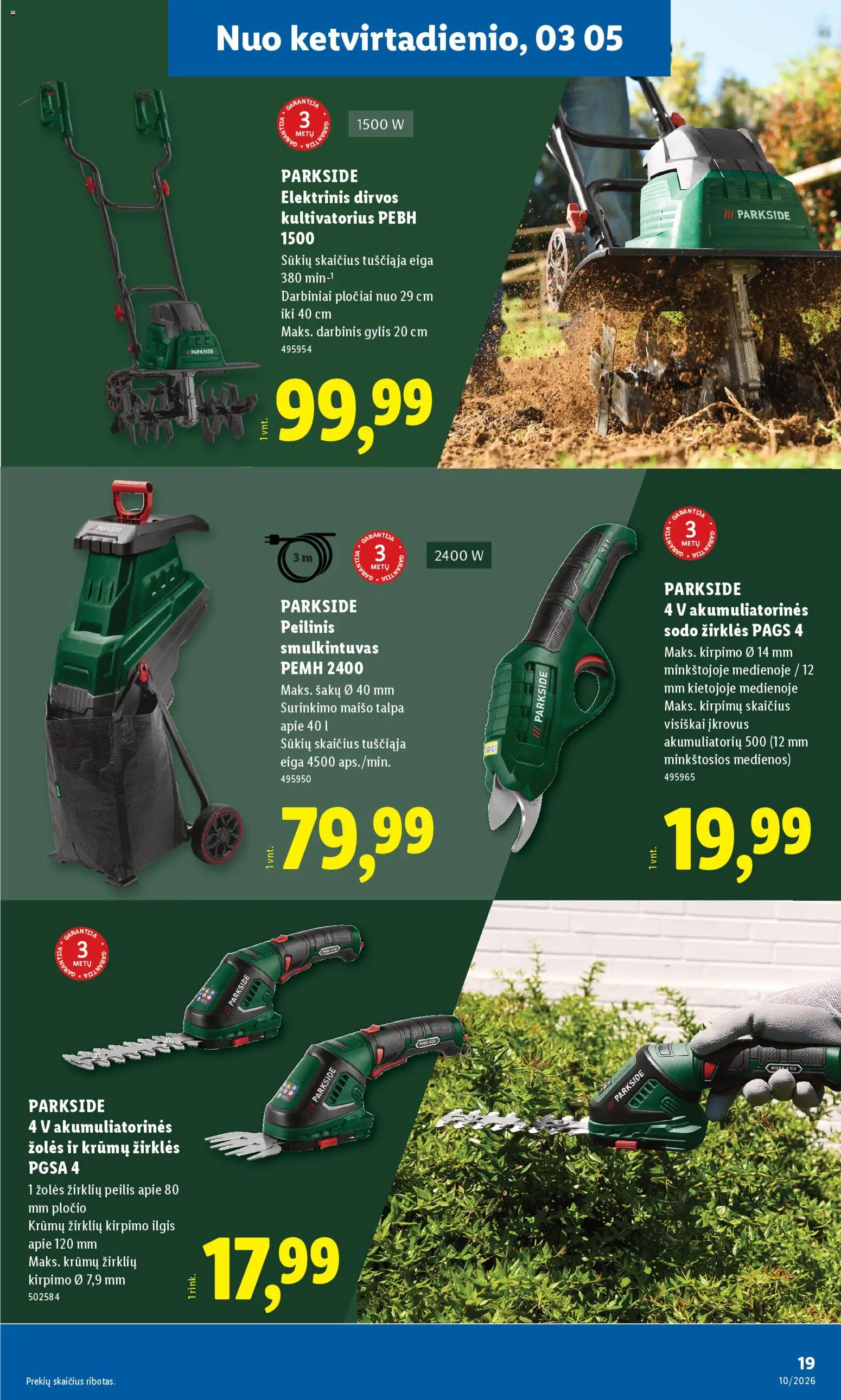 LIDL akcijos nuo 02.03.2026 | Puslapis: 19 | Prekių: Smulkintuvas