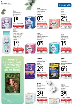 DM Drogerie Markt katalog akcije – veljaven od 01.10.2025 | Stran: 8 | Izdelki: Higienski vložki, Vložki, Tamponi, Ščitniki