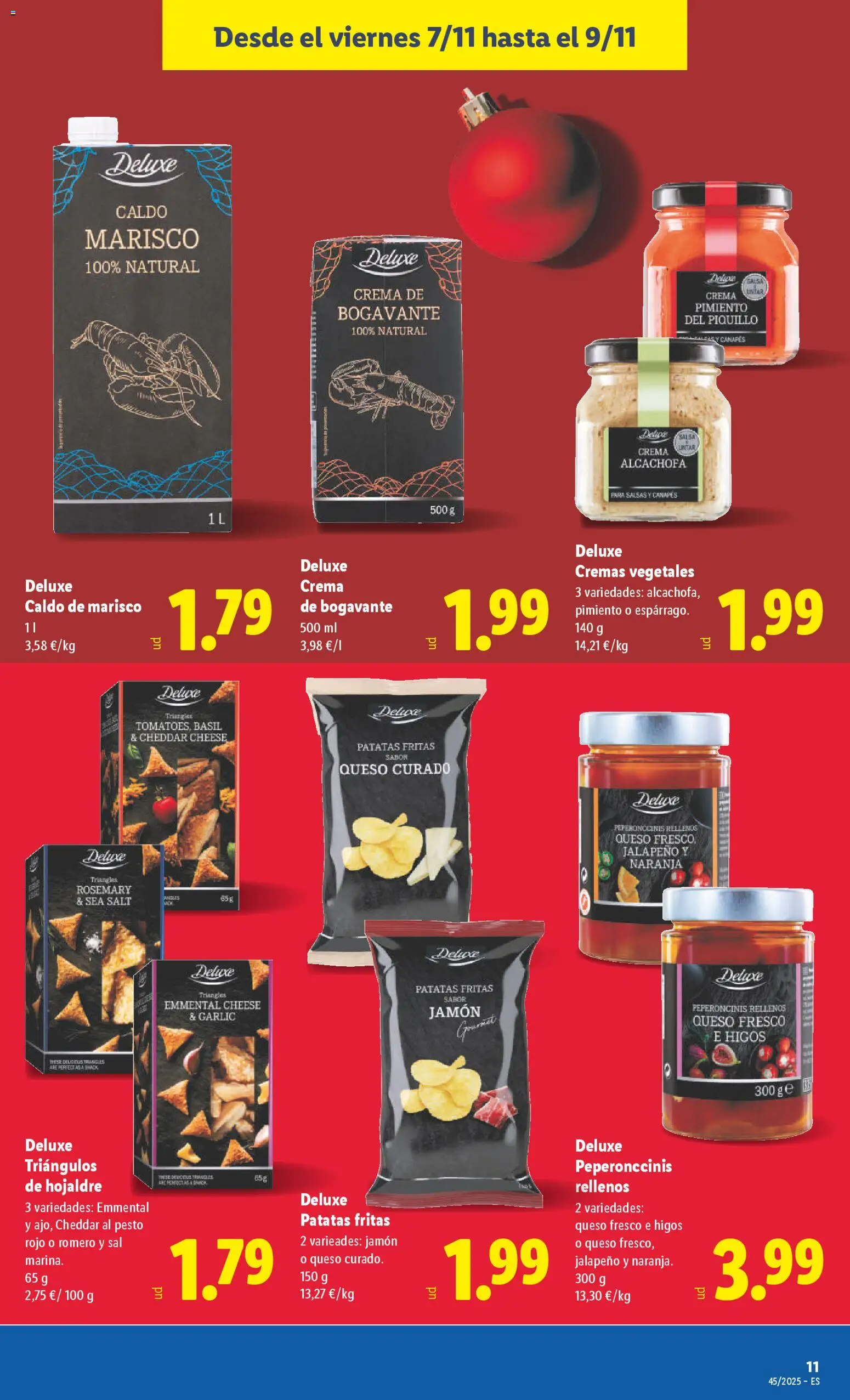Lidl folleto │ válido desde el 03.11.2025 | Página: 29 | Productos: Queso, Jamón, Queso fresco, Κάδος απορρυμάτων
