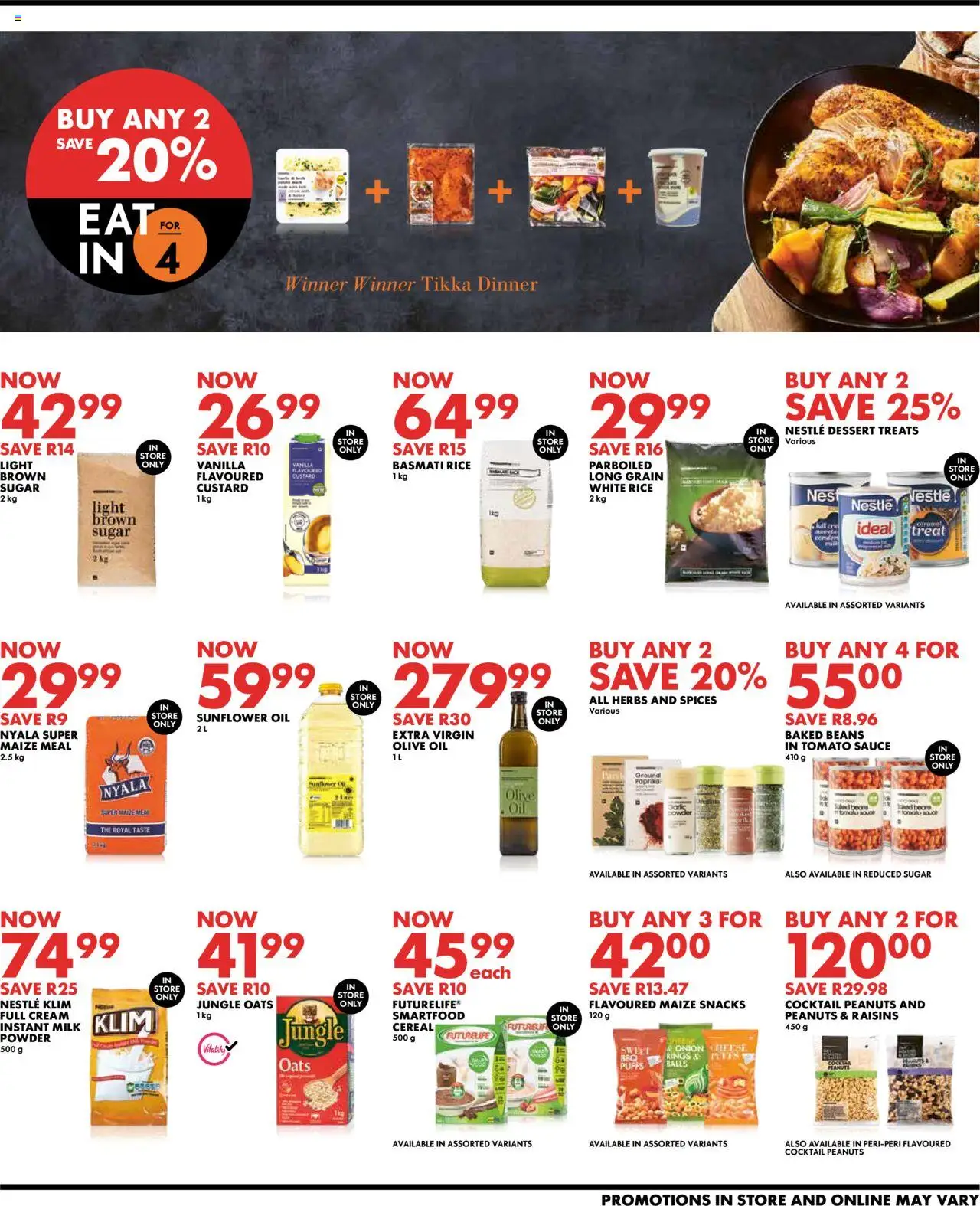 New Woolworths catalogue – valid from 06.10.2025 | Page: 5 | Products: Custard, Maize meal, Oats, Raisins