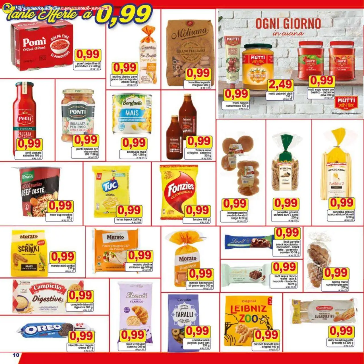 Volantino Pewex del 25.07.2025 | Pagina: 10 | Prodotti: Crema, Riso, Insalata, Olio