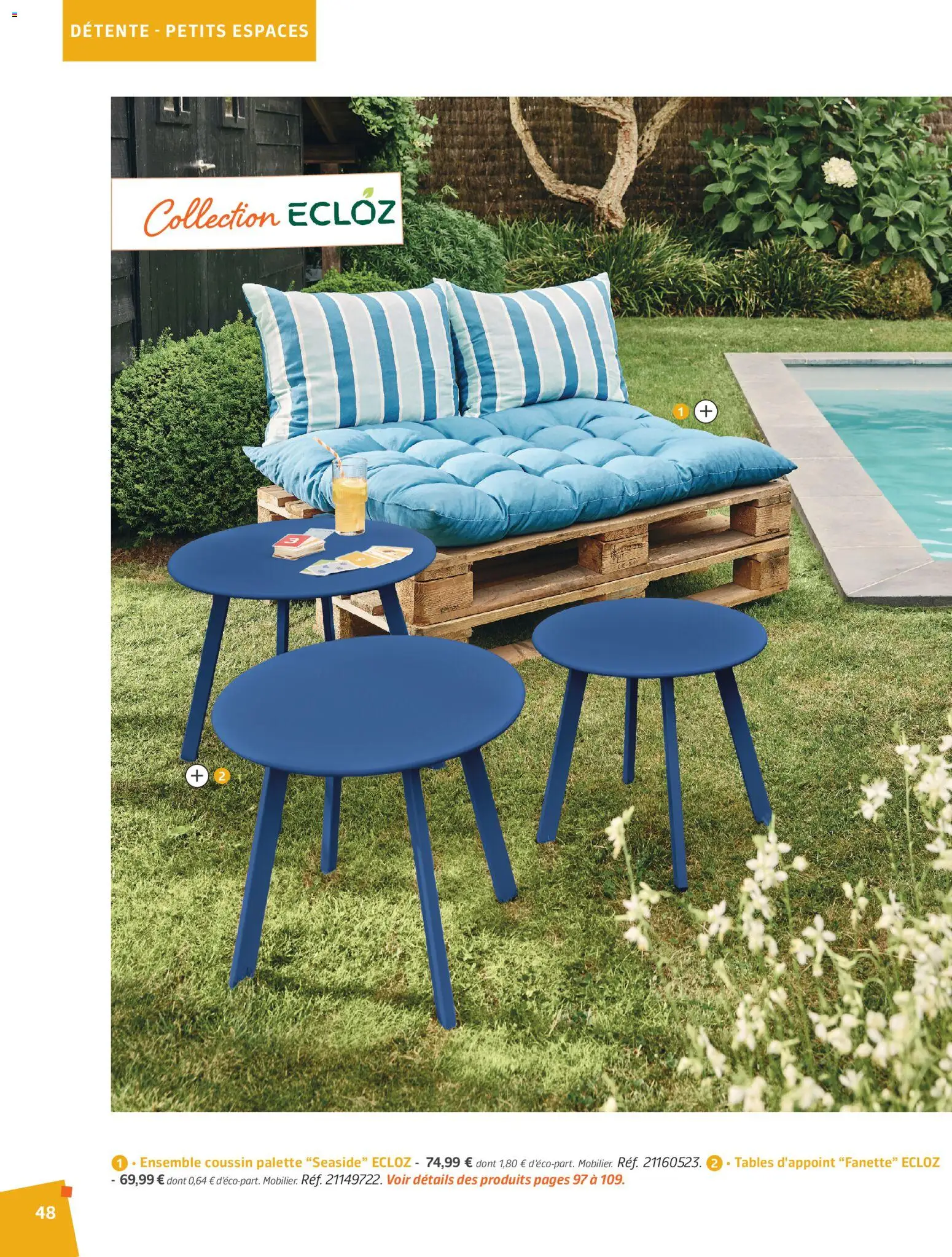 {H1} | Page: 48 | Produits: Coussin palette