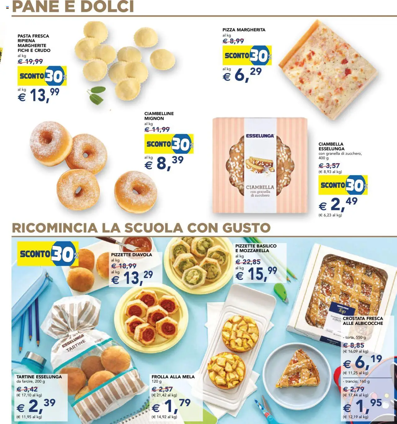 Volantino Esselunga S del 11.09.2025 | Pagina: 15 | Prodotti: Zucchero, Mozzarella, Basilico, Albicocche