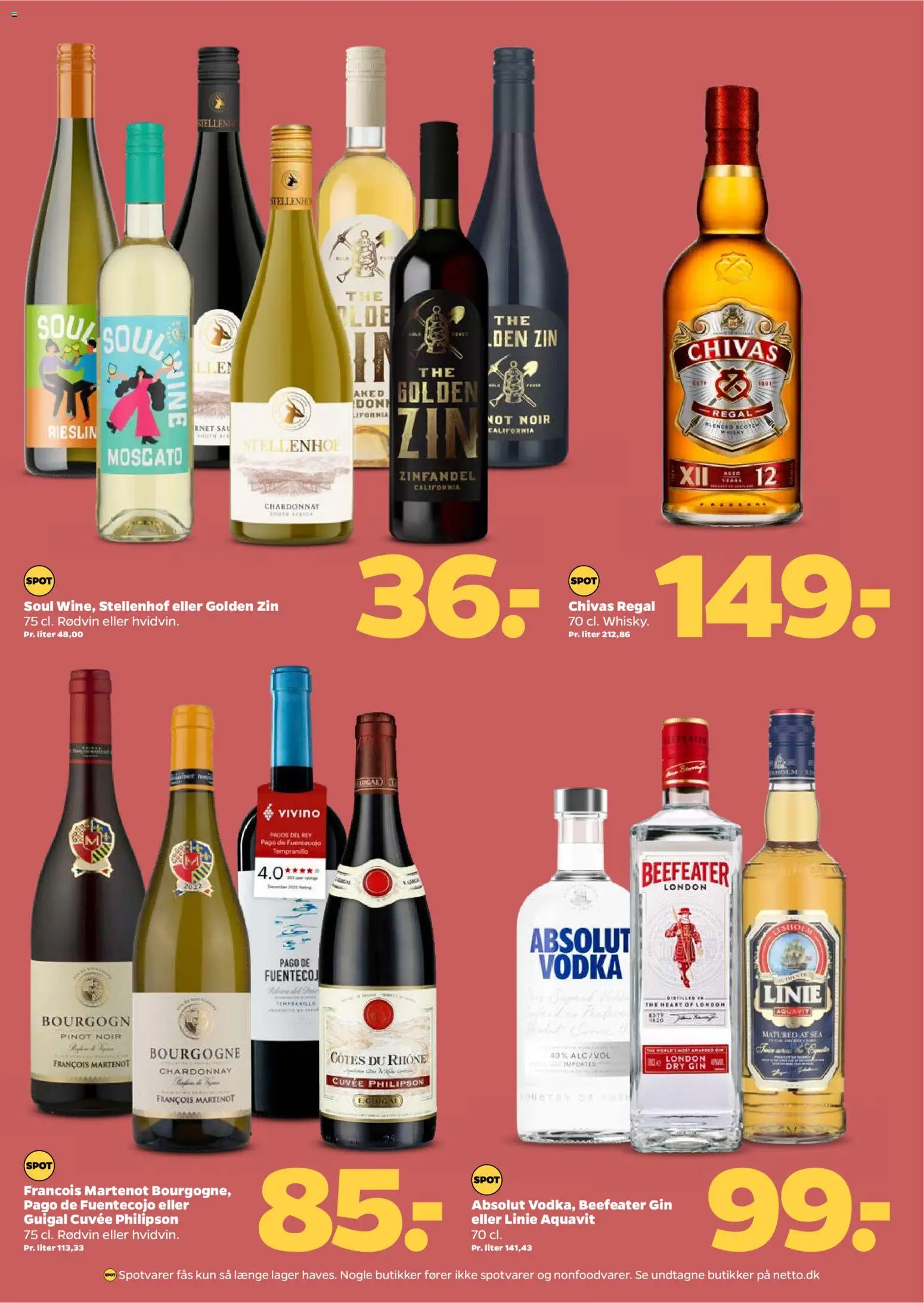 Netto tilbudsavis – gyldig fra 01.11.2025 | Side: 31 | Produkter: Gin, Vodka, Whisky