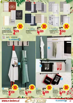 E.leclerc katalog akcije – veljaven od 27.12.2025 | Stran: 47 | Izdelki: Brisača