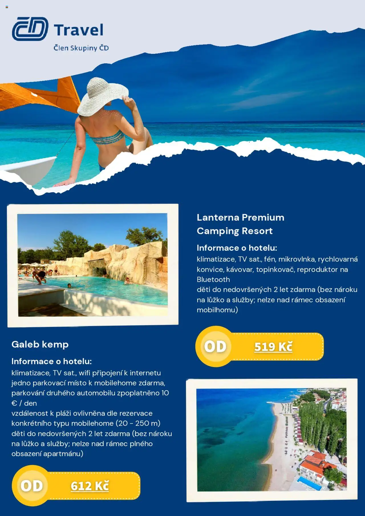 ČD Travel katalog Nabídka zájezdů od 06.08.2025 | Strana: 2 | Produkty: Tv, Reproduktor, Cd