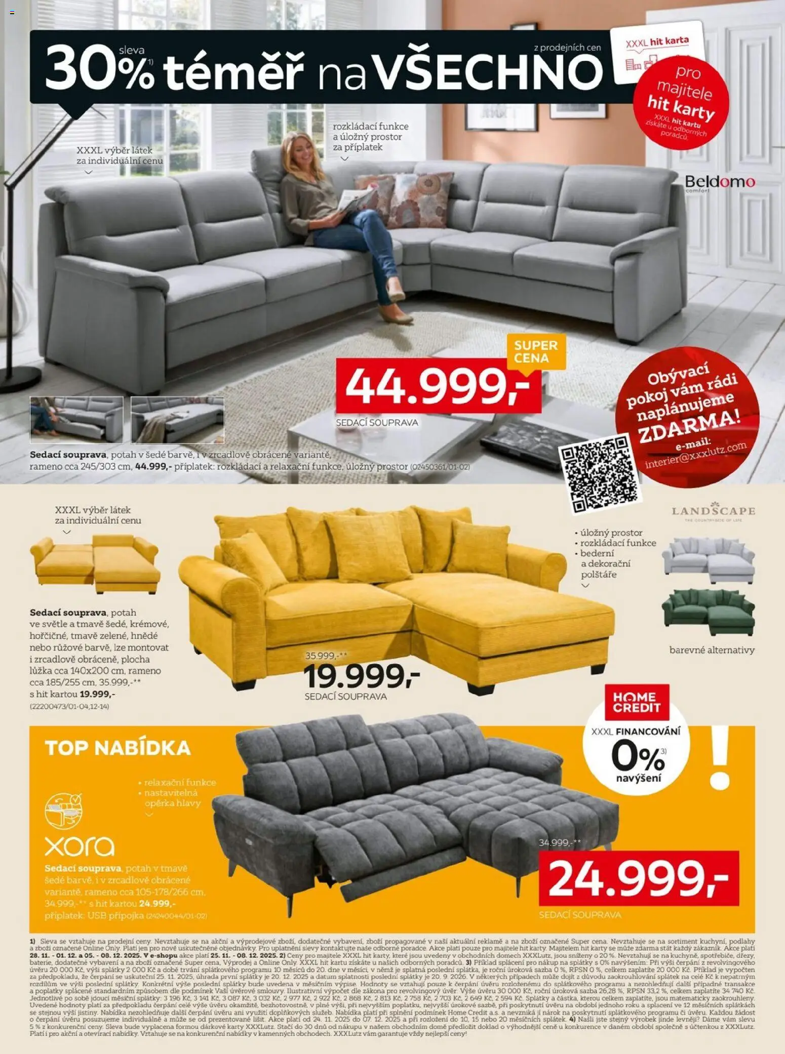 XXXLutz Black Friday od 24.11.2025 | Strana: 2 | Produkty: Sedací souprava, USB, Karty, Dekorační polštáře