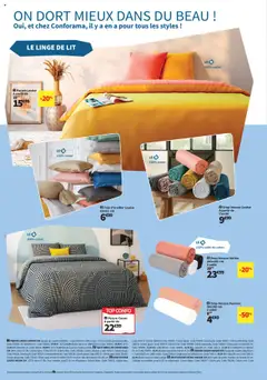 Conforama - Prévisualisation de Conforama Guide Literie 2025 valide à partir de 10.06.2025 | Page: 42 | Produits: Bonnet, Taie d'oreiller, Lit, Matelas