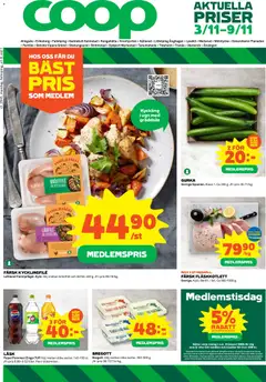 Coop - erbjudanden - Förhandsvisning av reklamblad från butik Coop aktuell från 03.11.2025