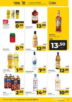 Vista previa Alimerka folleto Castilla y León válido desde el 29.01.2026 | Página: 27 | Productos: Licor, Ron, Ginebra, Crema