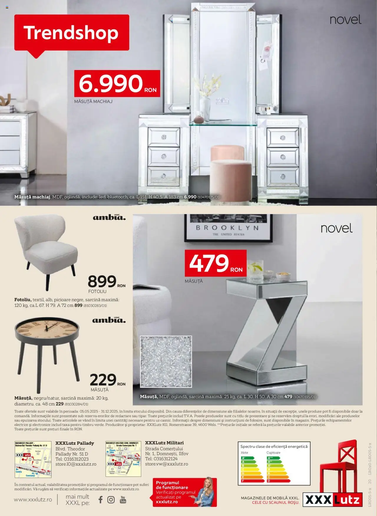 Noul catalog XXXLutz – valabil de la 05.05.2025 | Pagină: 20 | Produse: Fotoliu, Machiaj