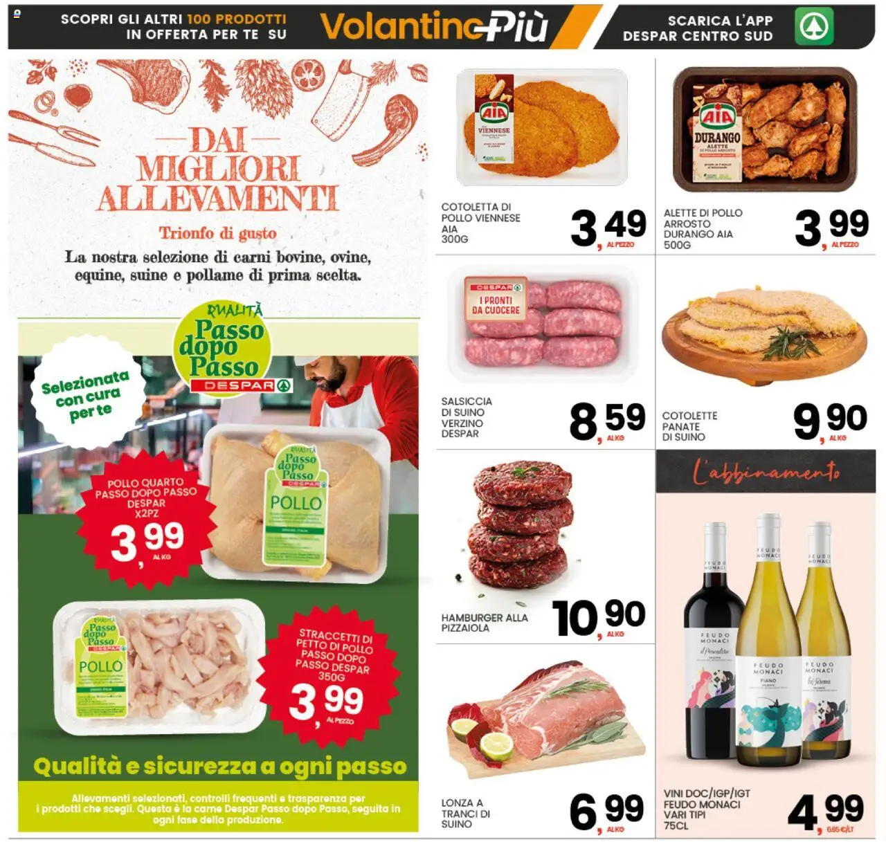 Volantino Interspar del 15.09.2025 | Pagina: 9 | Prodotti: Pollo, Suino, Salsiccia, Hamburger