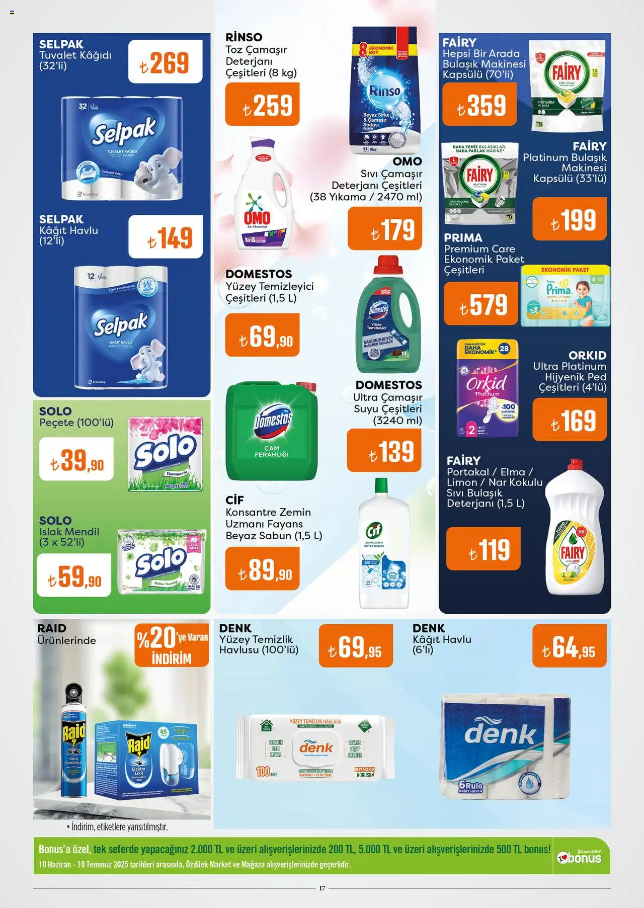 Özdilek Katalog - 10.06.2025 tarihinden itibaren geçerlidir | Sayfa: 17 | Ürünler: Sabun, Elma, Portakal, Limon
