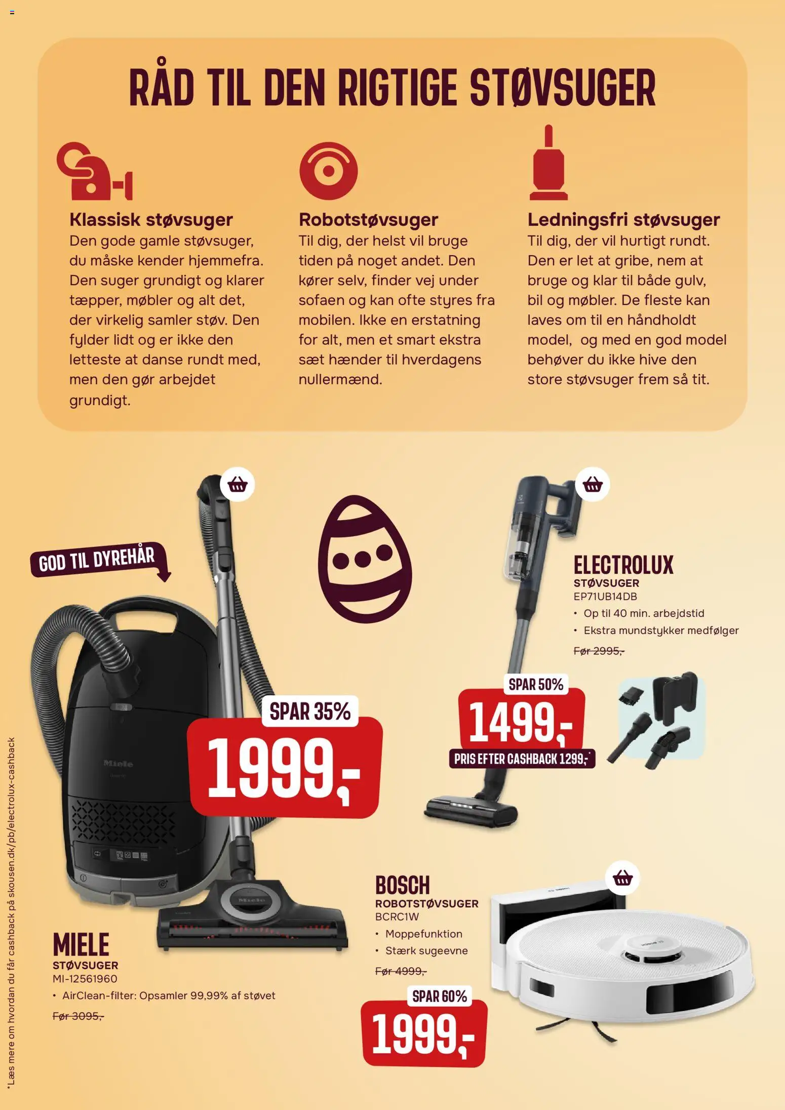 Skousen tilbudsavis – gyldig fra 16.03.2026 | Side: 2 | Produkter: Robotstøvsuger, Maske, Støvsuger