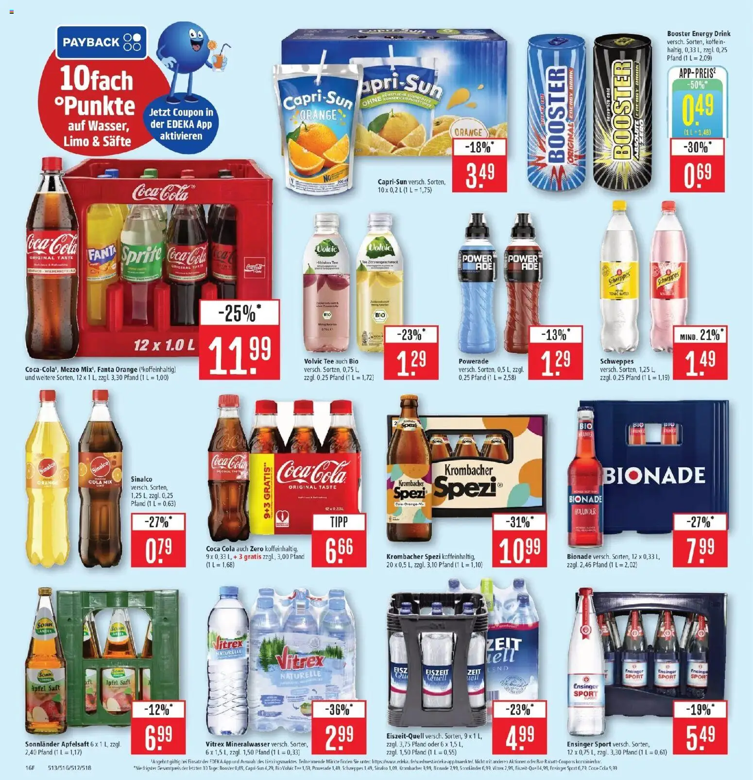 Marktkauf - Marktkauf: Wochenangebote – gültig ab 11.01.2026 | Seite: 22 | Produkte: Fanta, Bionade, Krombacher, Saft