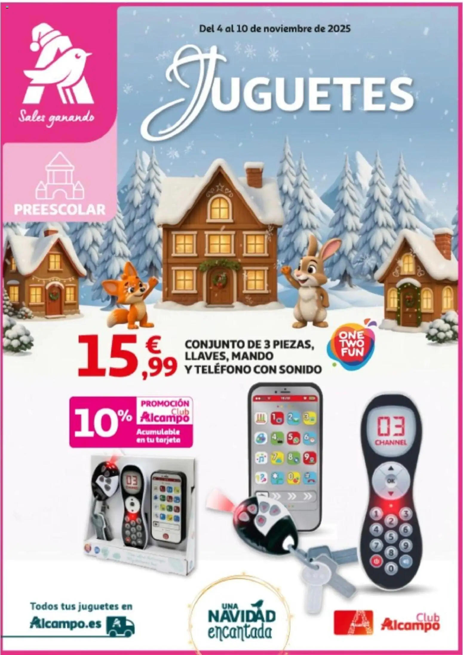 Alcampo - Juguetes │ válido desde el 04.11.2025 | Página: 1 | Productos: Teléfono, Juguetes