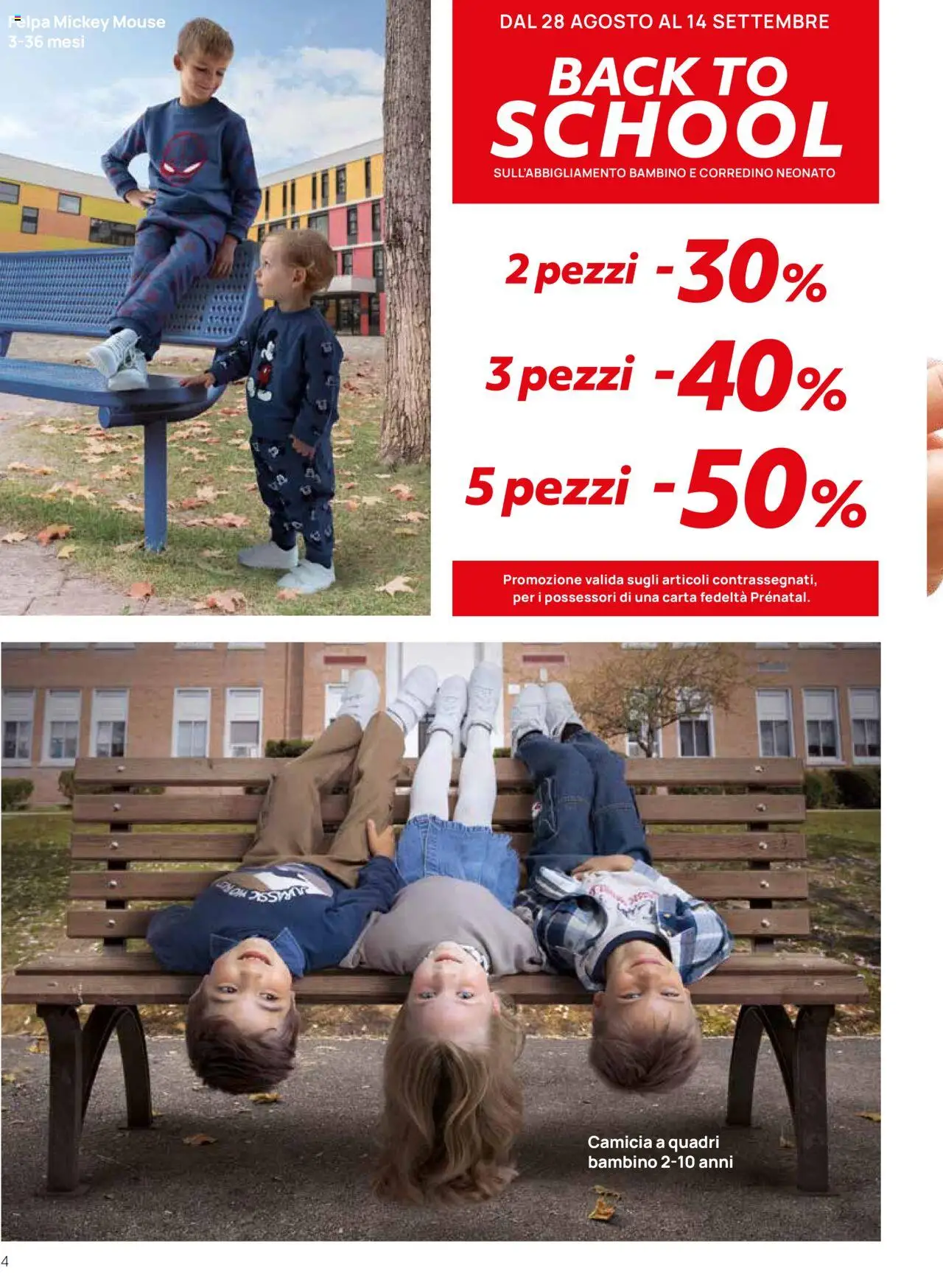 Volantino Prenatal del 21.08.2025 | Pagina: 4 | Prodotti: Camicia, Felpa, Mouse
