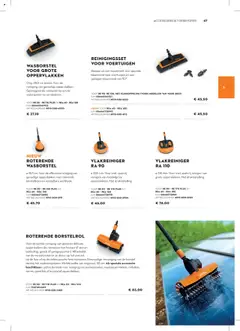 Aveve Gids tuinmachines - Voorbeeld van een folder van Aveve, geldig van 24.03.2025 | Pagina: 47 | Producten: Borstels, Borstel, Kan
