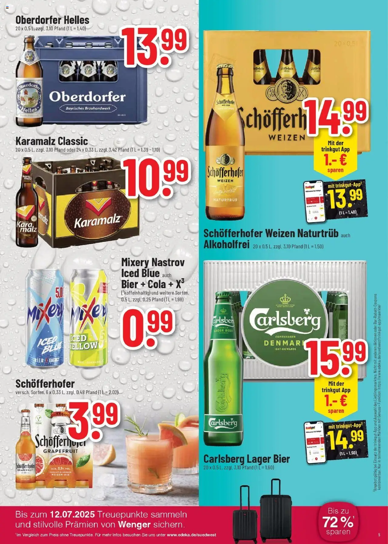 Trinkgut prospekt Frankfurt A.M.	 - gültig ab dem 06.07.2025 | Seite: 5 | Produkte: Cola, Bier, Grapefruit, Mixery