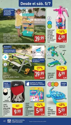 Aldi folleto Península │ válido desde el 30.06.2025 | Página: 20 | Productos: Inflador, Bolsa, Ρούτερ, Mesa