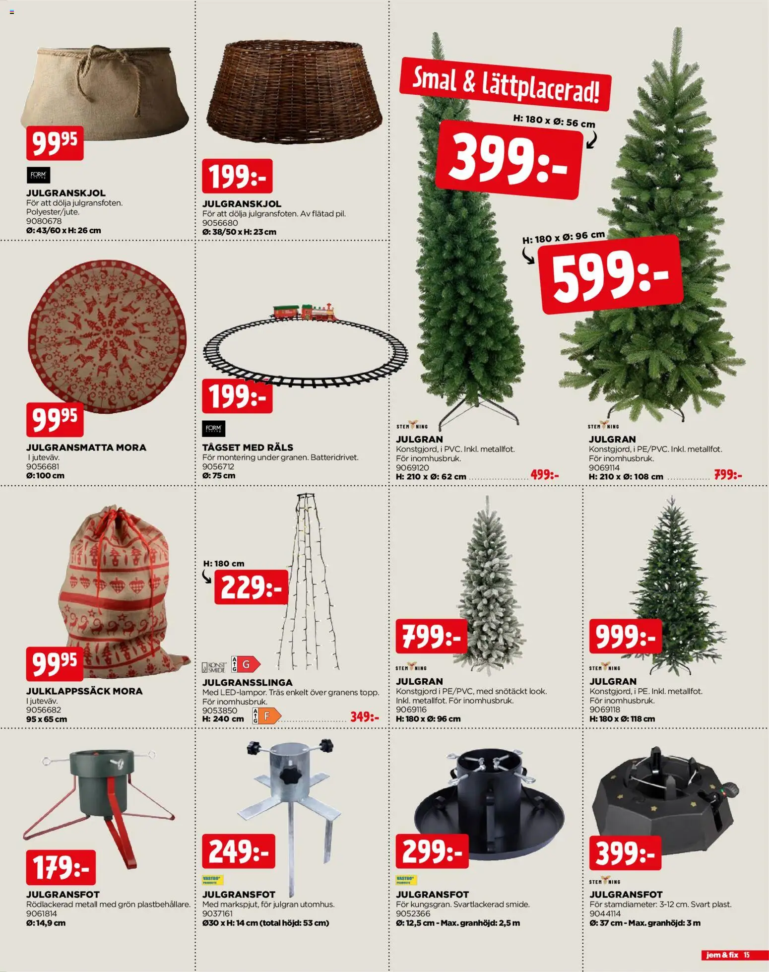 Jem & Fix reklamblad aktuell från 27.10.2025 | Sida: 15