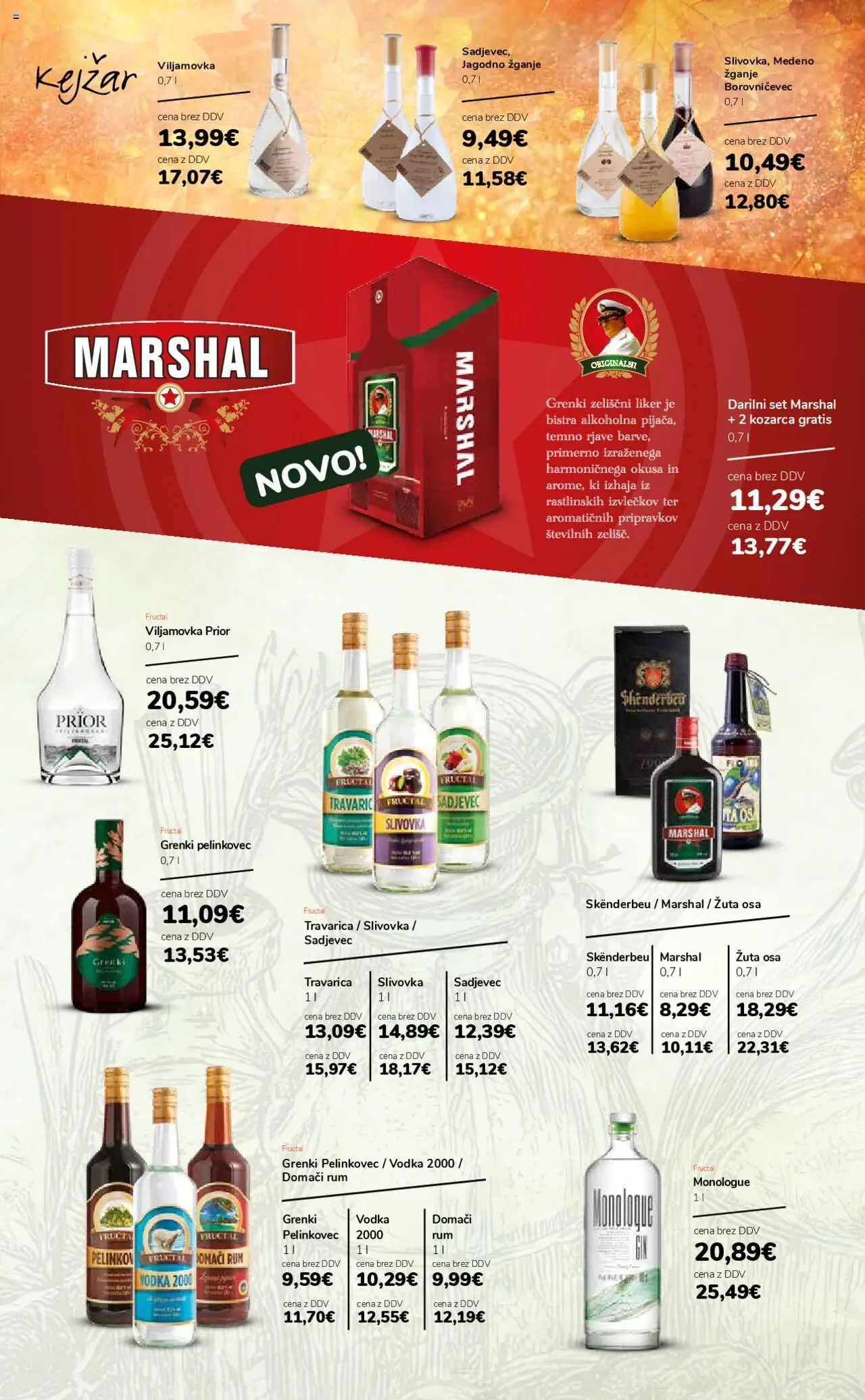 Novi Ahac katalog ponudbe – veljaven od 01.10.2025 | Stran: 17 | Izdelki: Vodka
